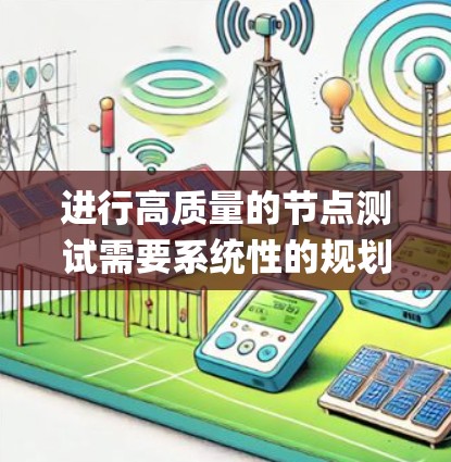 进行高质量的节点测试需要系统性的规划和细致的操作。以下是一个结构清晰、step-by-step 的指南,帮助您顺利完成高质量的节点测试 进行高质量的节点测试需要系统性的规划和细致的操作。以下是一个结构清晰、step-by-step 的指南,帮助您顺利完成高质量的节点测试