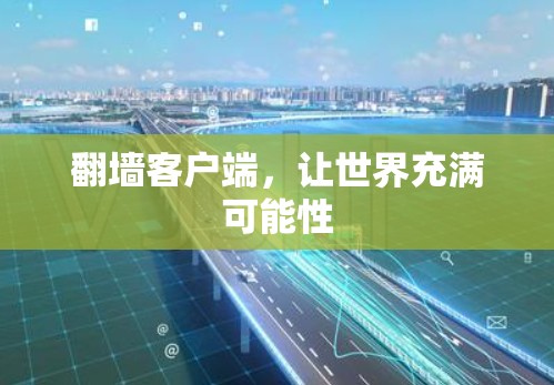 翻墙客户端，让世界充满可能性