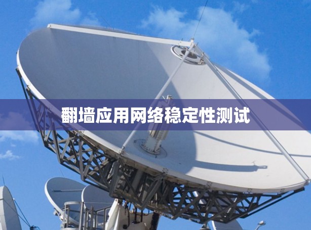 翻墙应用网络稳定性测试