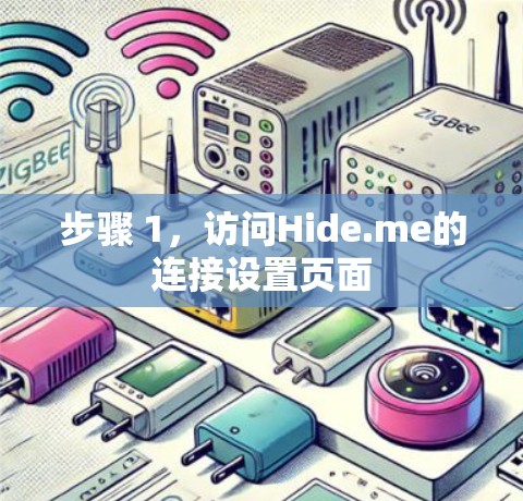 步骤 1,访问Hide.me的连接设置页面 步骤 1,访问Hide.me的连接设置页面
